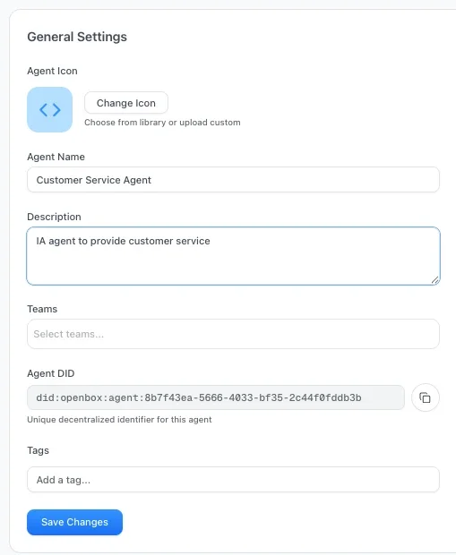 General Settings